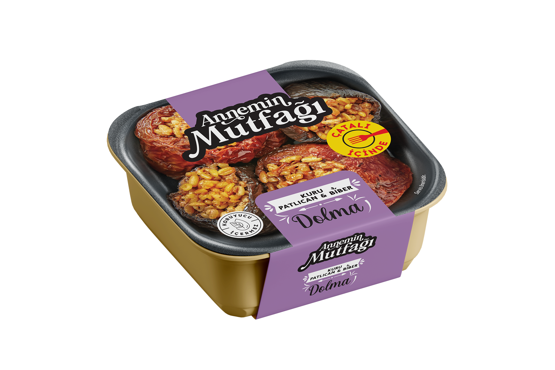 Annemin Mutfağı Kuru Patlıcan & Biber Dolma