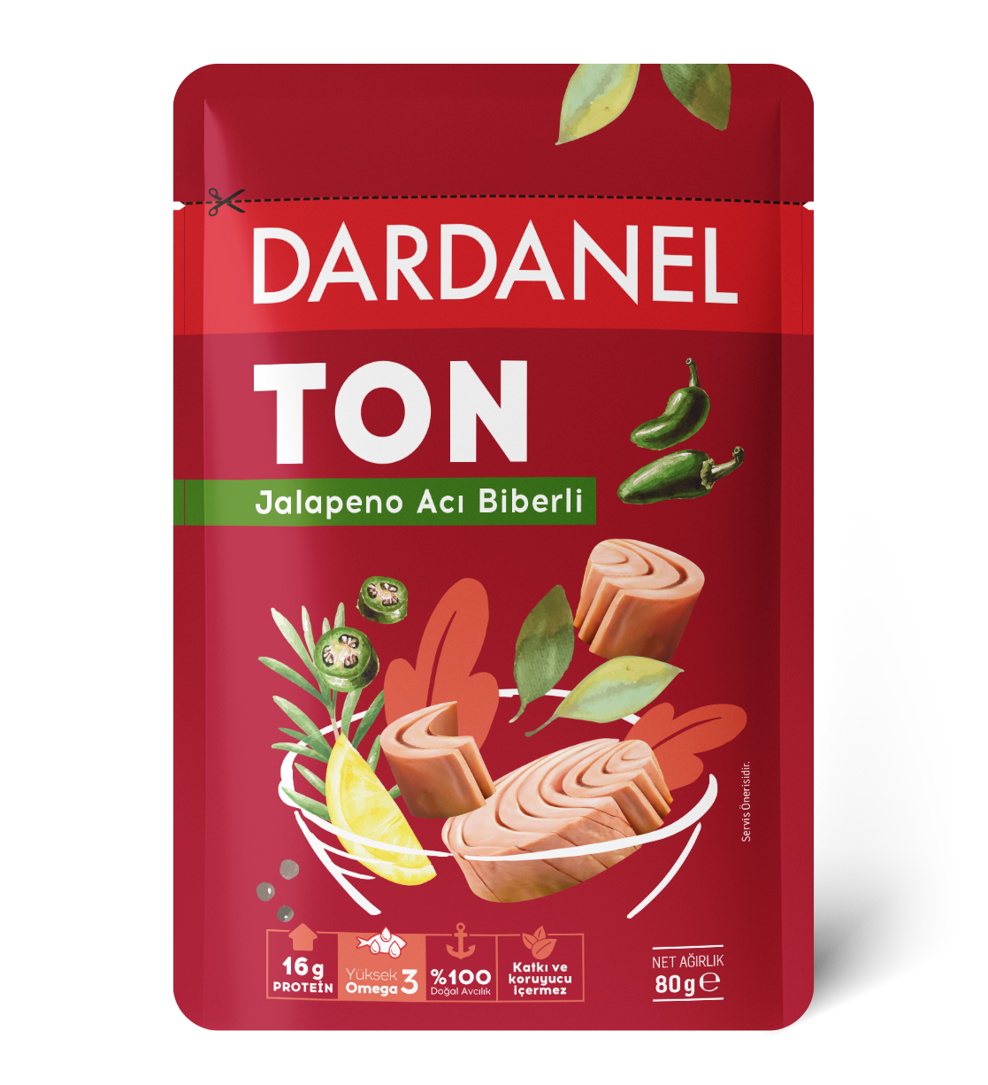 Jalapeno Acı Biberli Ton Poşet