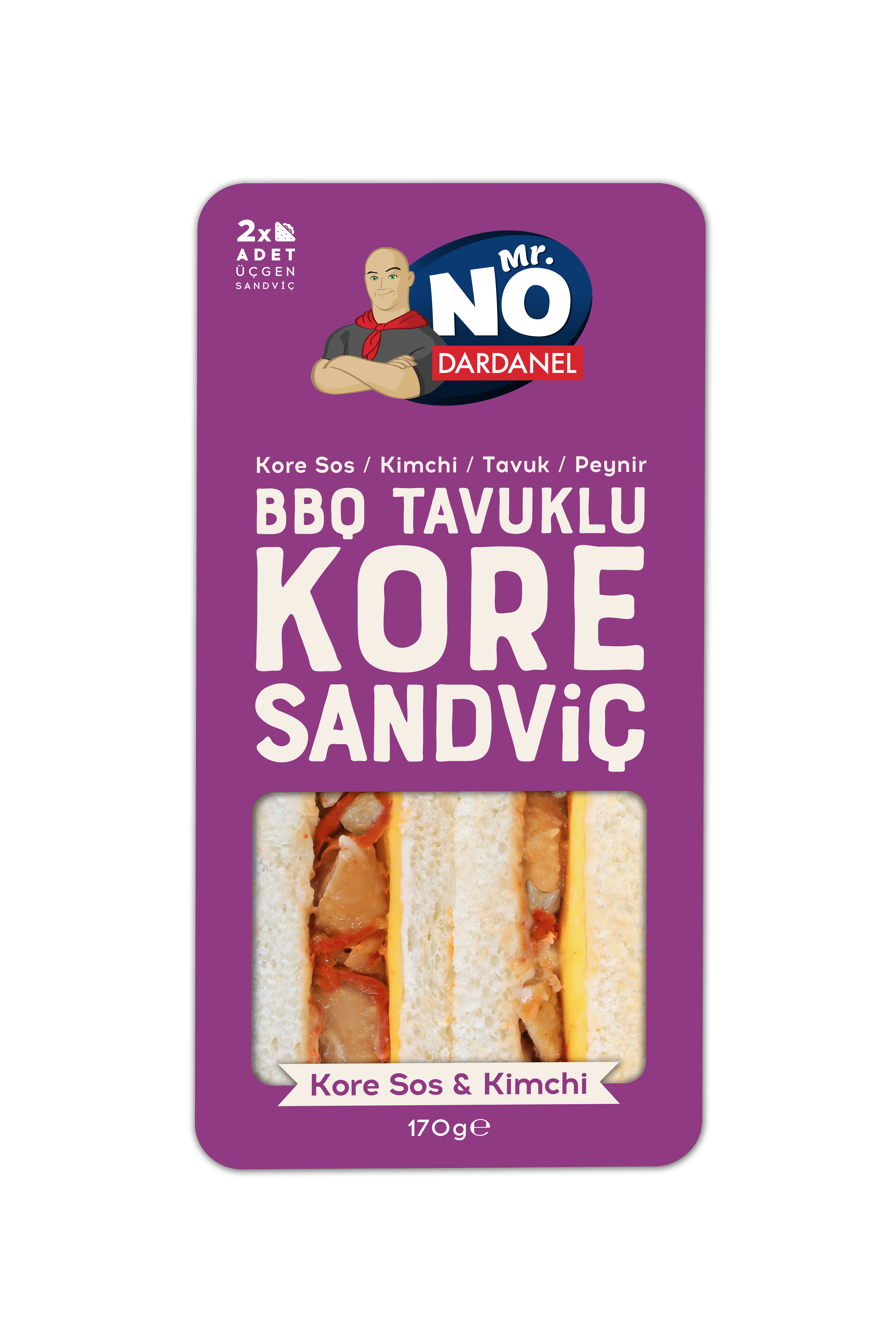 Kore Soslu Kimchili Sandviç