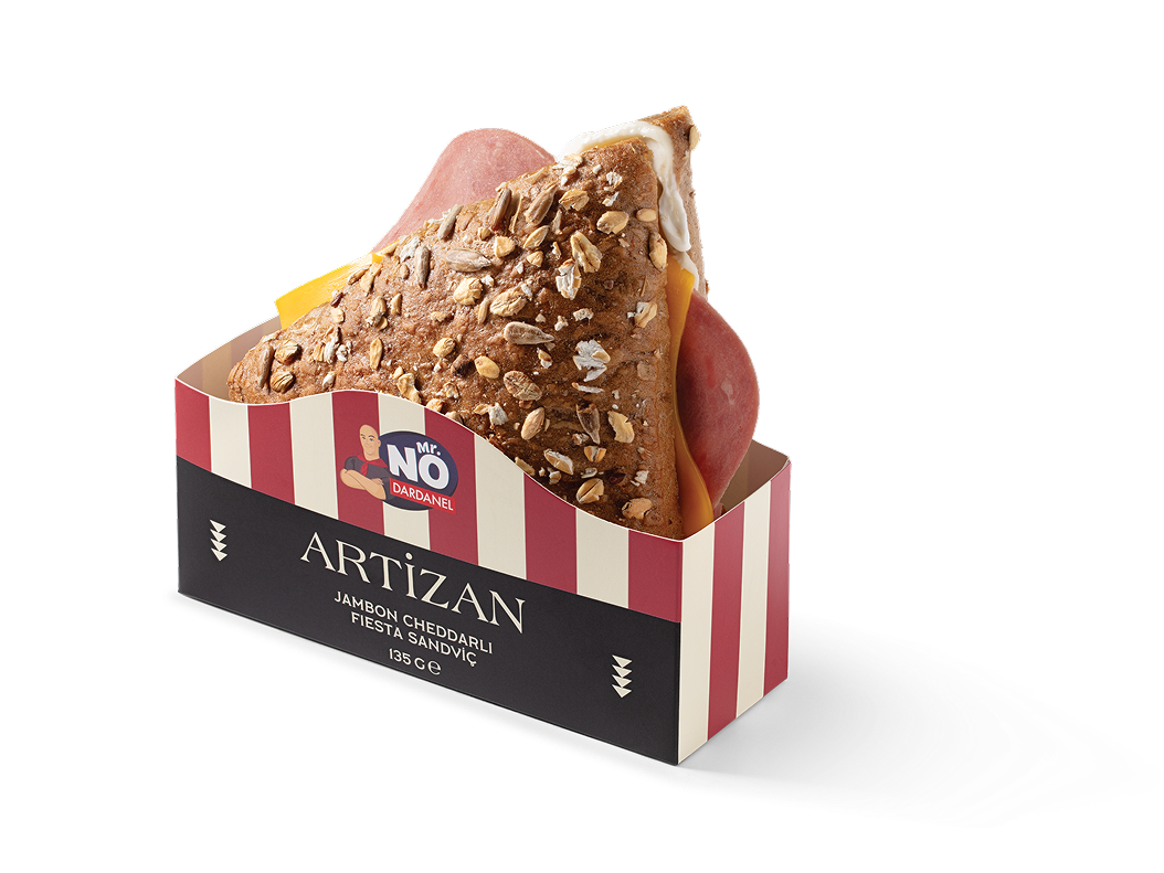 Artizan Jambon Cheddarlı Fiesta Sandviç